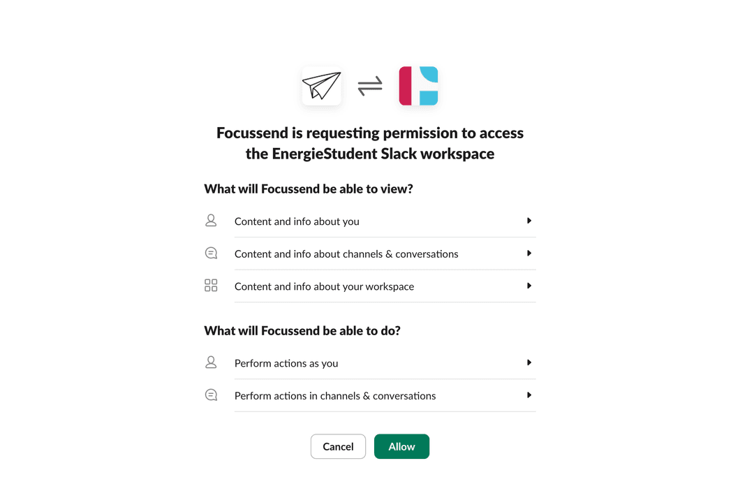 Connect your Slack account